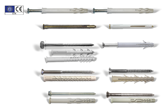 JNS Hammering and screwing Bossong nylon light anchors JNS Hammering and screwing Bossong nylon light anchors