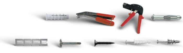 CFO Bossong anchors for plastboard and hollow materials CFO Bossong anchors for plastboard and hollow materials