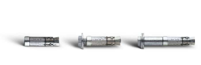 ZB Bossong anchors threaded inside with bolt and spancer ZB Bossong anchors threaded inside with bolt and spancer